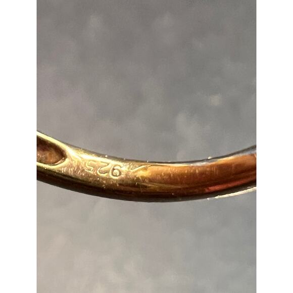 Lab Ruby and topaz halo ring in gold over sterling silver size 7 - Picture 2 of 16